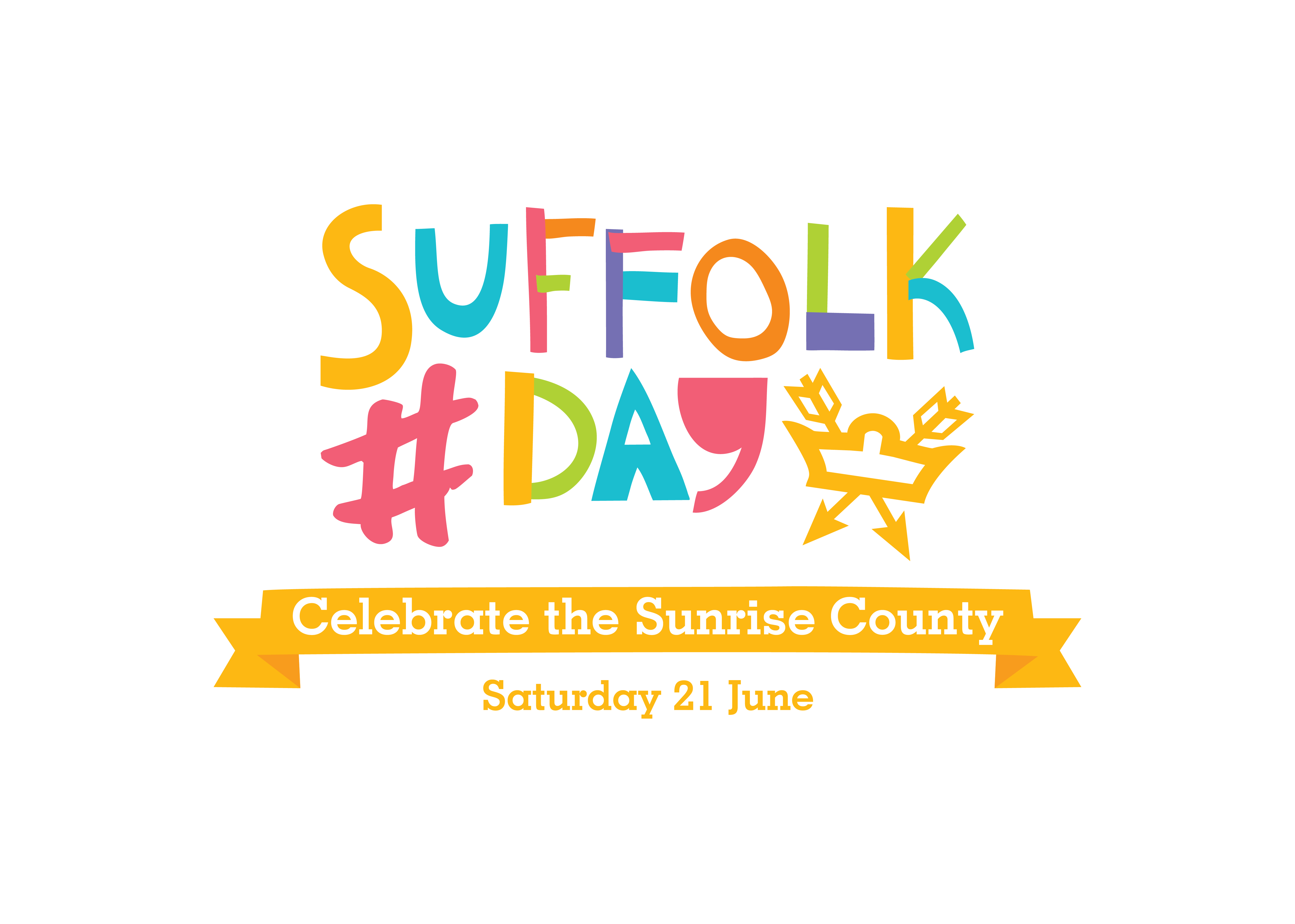 Logo - Suffolk Day 2025 - Celebrate the Sunrise County Saturday 21 June 